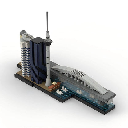 Auckland Skyline MOC Building Kit | New Zealand City Architecture Model - 2