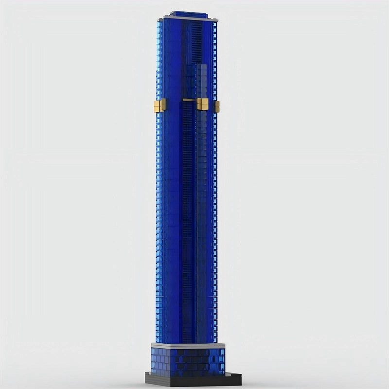 Australia 108 Melbourne Skyscraper Building Kit | LEGO-Compatible MOC - 2