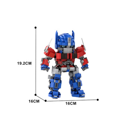 Autobot Leader Transforming Mecha Building Kit | LEGO-Compatible MOC - 4
