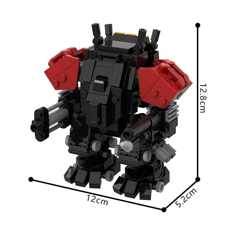 Automaton Heavy Assault Mech MOC Robot Building Kit - 7