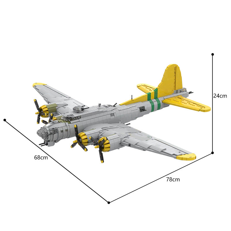 B-17 Flying Fortress WW2 Heavy Bomber MOC Building Kit | LEGO-Compatible MOC - 6