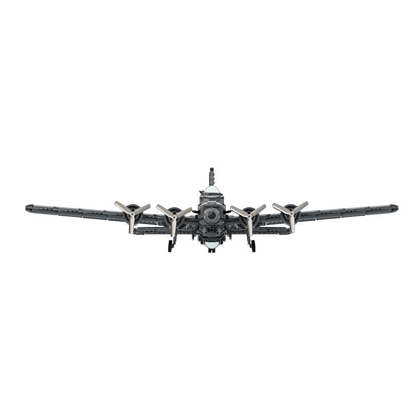 B-17 Flying Fortress WWII Bomber Plane Building Kit | LEGO-Compatible MOC - 2