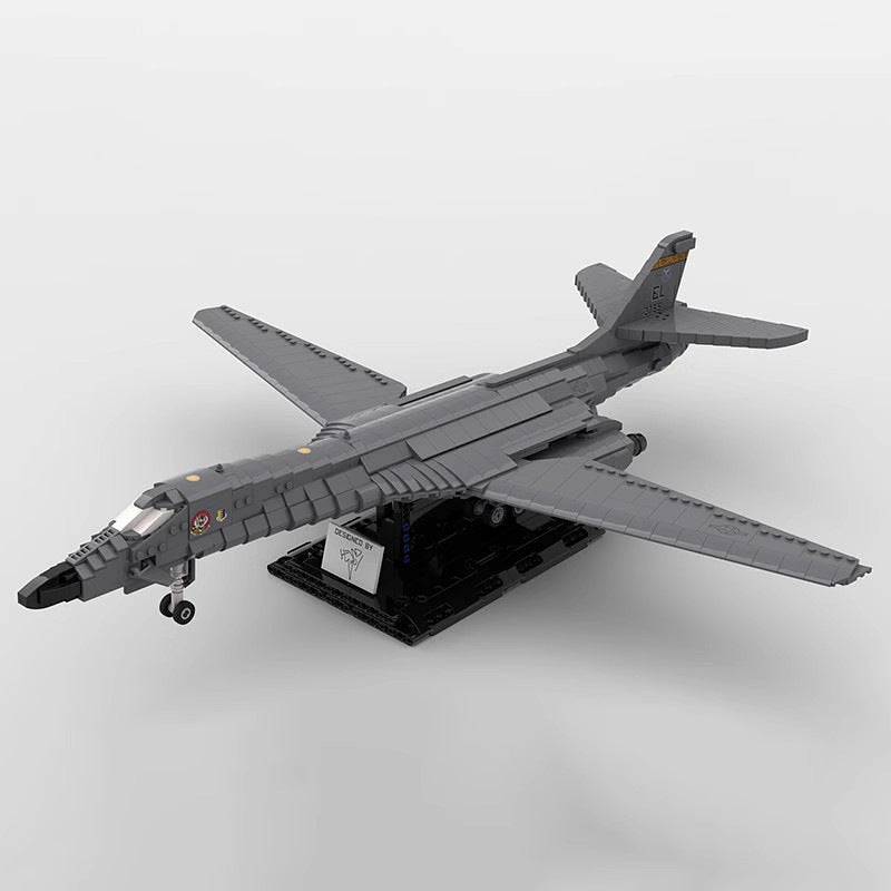 B-1B Lancer Style MOC Strategic Bomber Aircraft Building Kit 1:72 Scale - 1