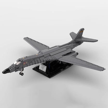 B-1B Lancer Style MOC Strategic Bomber Aircraft Building Kit 1:72 Scale - 1