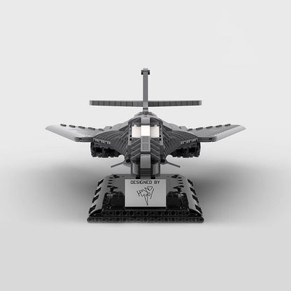 B-1B Lancer Style MOC Strategic Bomber Aircraft Building Kit 1:72 Scale - 4