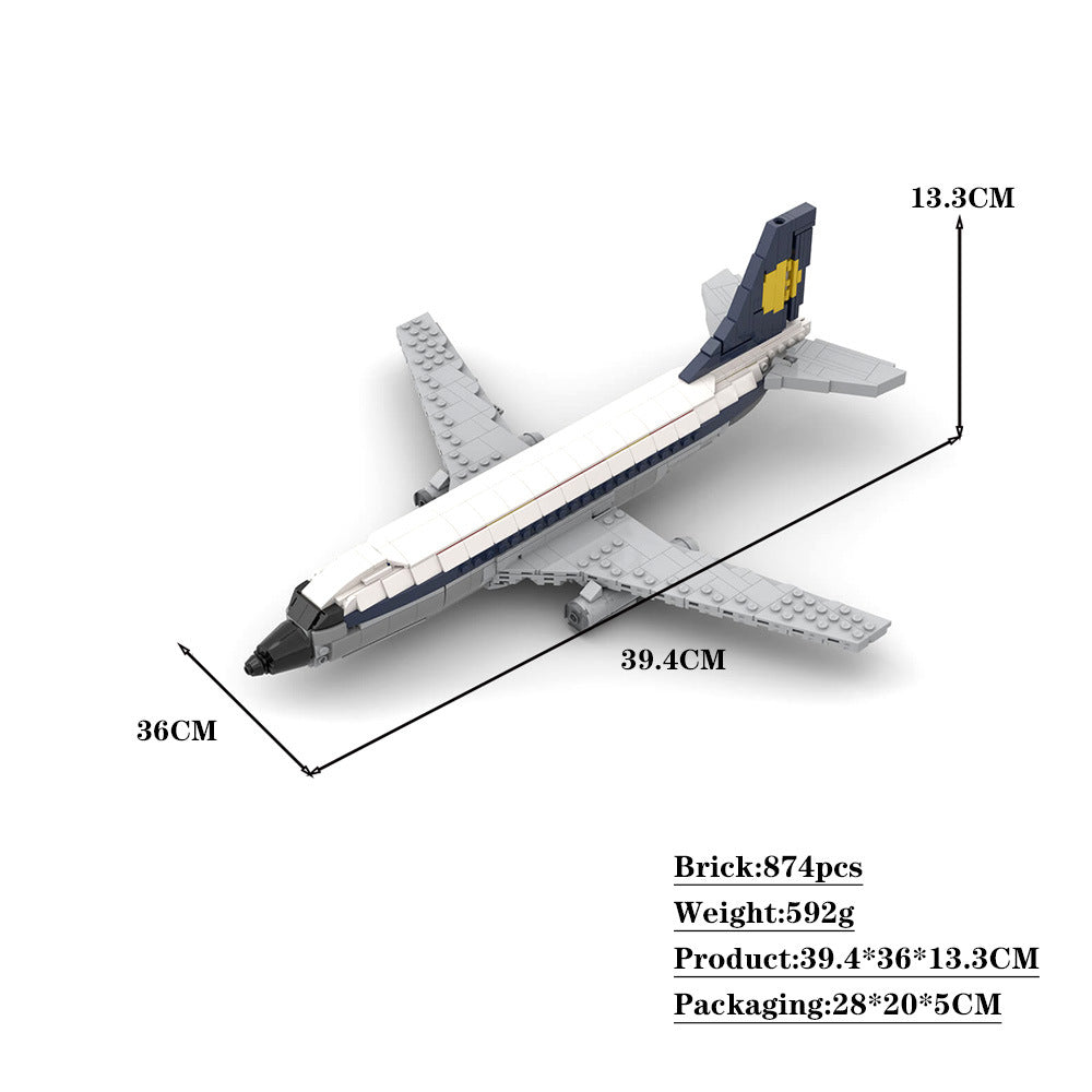 B737 Twin-Jet Narrow-Body Airliner Building Kit | LEGO-Compatible MOC - 5