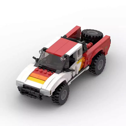 Baja Off-Road Trophy Truck Building Kit | LEGO-Compatible MOC - 3