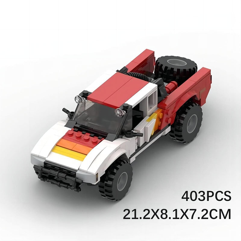 Baja Off-Road Trophy Truck Building Kit | LEGO-Compatible MOC - 6