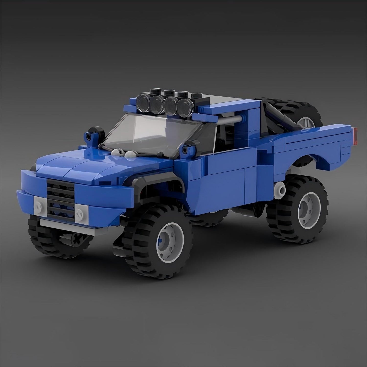 Baja Trophy Truck Building Set | LEGO-Compatible MOC - 2