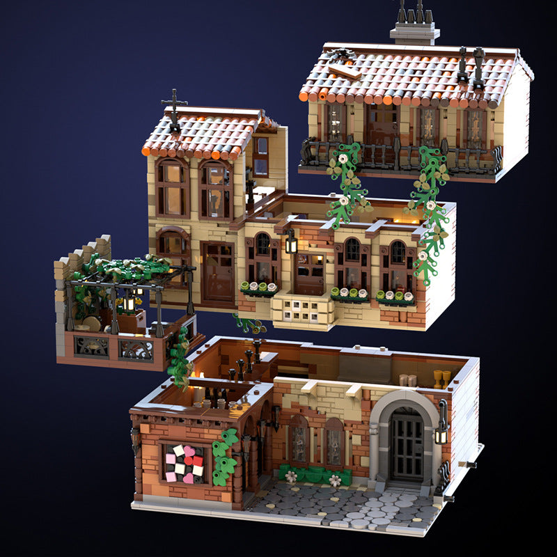 Balcony of Juliet Building Set | LEGO-Compatible MOC - 4