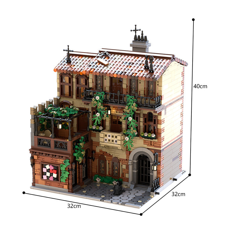 Balcony of Juliet Building Set | LEGO-Compatible MOC - 5