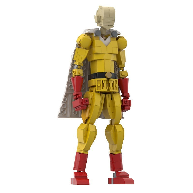Bald Anime Superhero MOC Figure Building Kit - 1