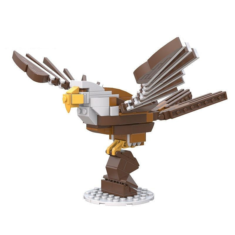 Bald Eagle MOC Building Kit | Majestic Bird of Prey Display Model - 1
