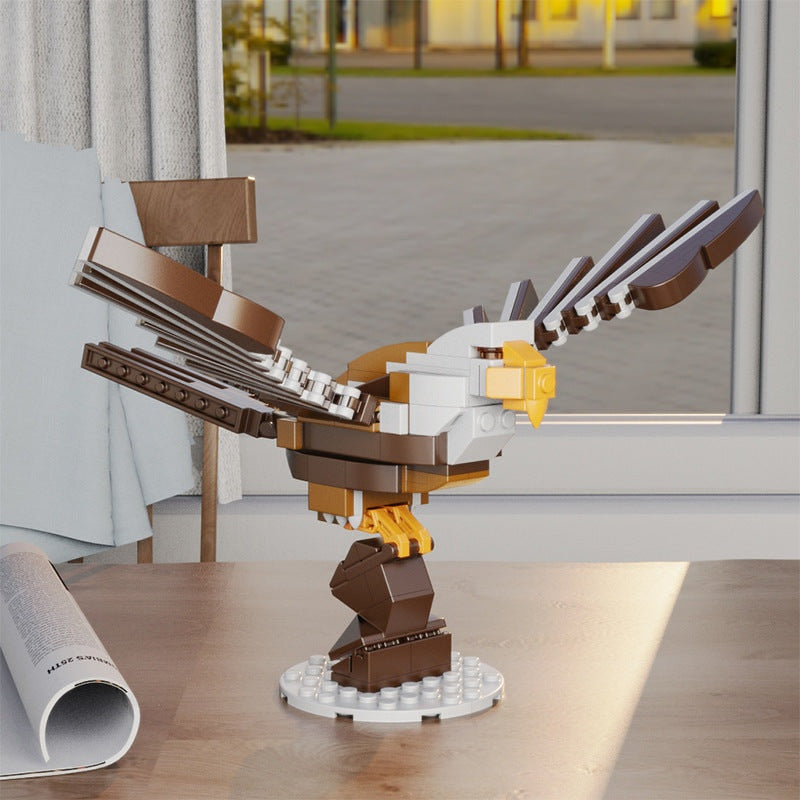 Bald Eagle MOC Building Kit | Majestic Bird of Prey Display Model - 2