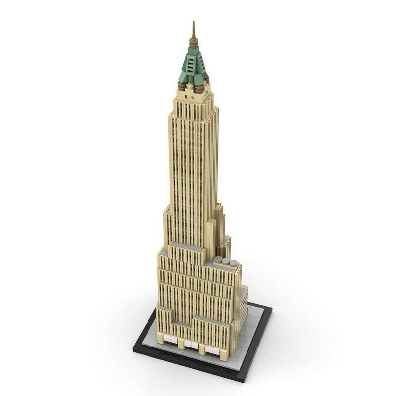 Bank Tower Trust Building 1:800 Scale Building Kit | 40 Wall Street MOC - 2