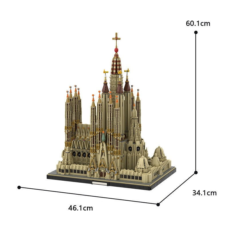 Barcelona Sagrada Familia MOC Architecture Building Kit - 6