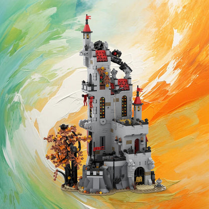 Basil's Manor Building Kit | Fright Knights | Compatible MOC - 3