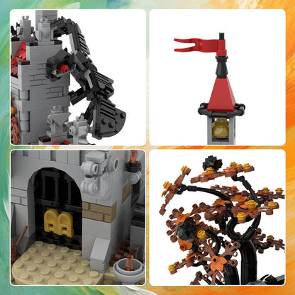 Basil's Manor Building Kit | Fright Knights | Compatible MOC - 6