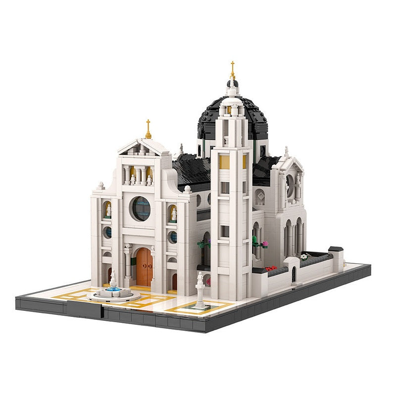 Basilique St Maurice MOC Architecture Building Kit | Historic Church Model - 1