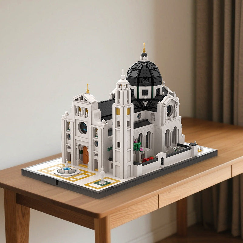 Basilique St Maurice MOC Architecture Building Kit | Historic Church Model - 3