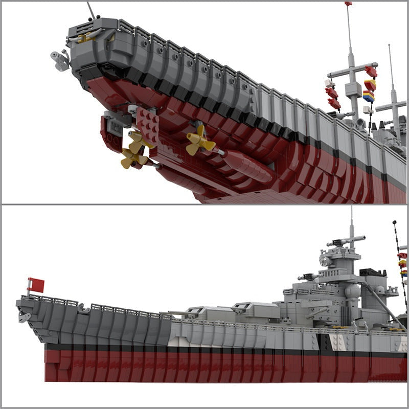 Battleship Bismarck MOC Building Kit | Historic Naval Warship Model - 2
