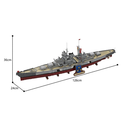 Battleship Bismarck MOC Building Kit | Historic Naval Warship Model - 4