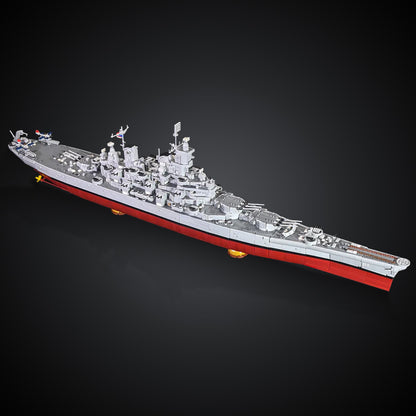 bb-61 uss iowa building set | lego compatible - 1