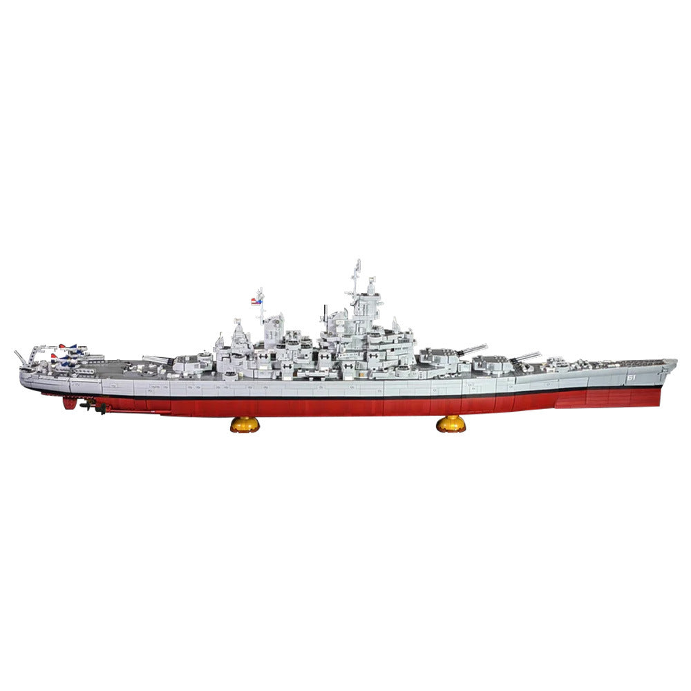 bb-61 uss iowa building set | lego compatible - 5