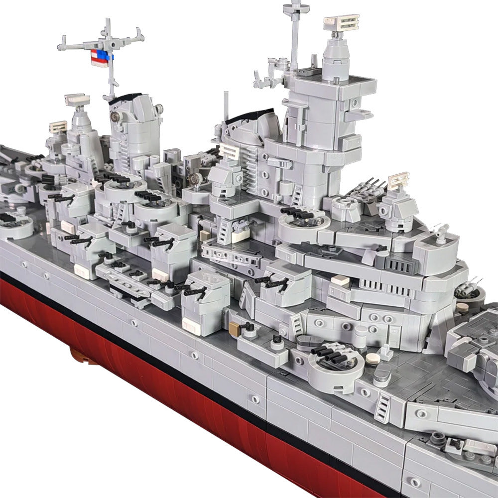 bb-61 uss iowa building set | lego compatible - 6