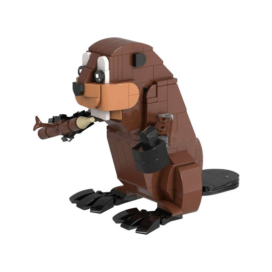 Beaver Building Kit | LEGO-Compatible MOC - 1