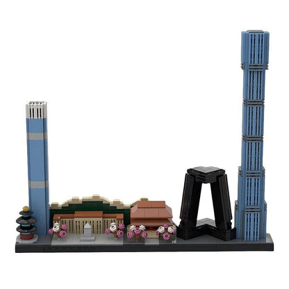 Beijing Skyline MOC Building Kit | Historic & Modern City Architecture - 3