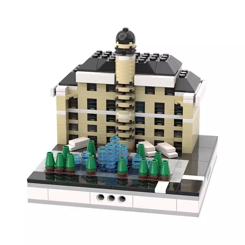 Bellagio Hotel MOC Building Kit Luxury Resort Architecture Model - 2