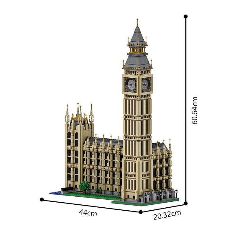 Big Ben MOC Architecture Building Kit | Historic Clock Tower Model - 4