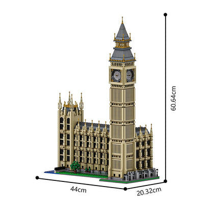 Big Ben MOC Architecture Building Kit | Historic Clock Tower Model - 4