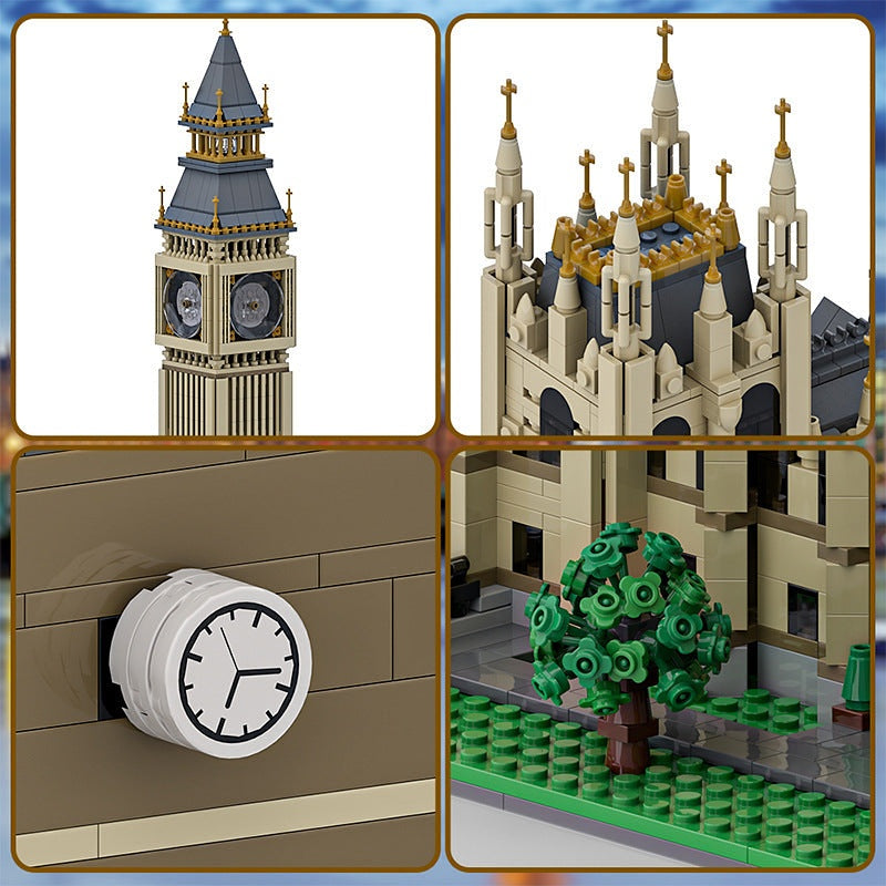 Big Ben MOC Architecture Building Kit | Historic Clock Tower Model - 6