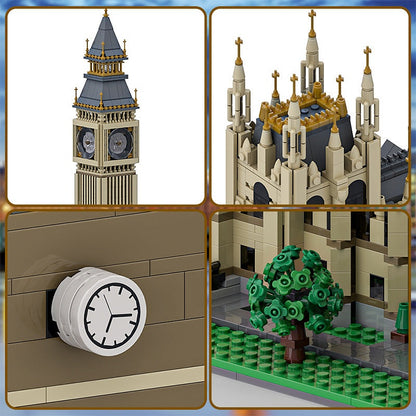 Big Ben MOC Architecture Building Kit | Historic Clock Tower Model - 6