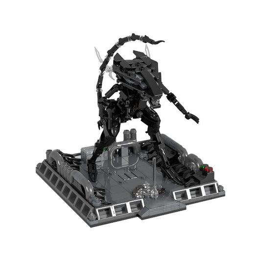Biomechanical Alien Matriarch Diorama MOC Building Kit - 1
