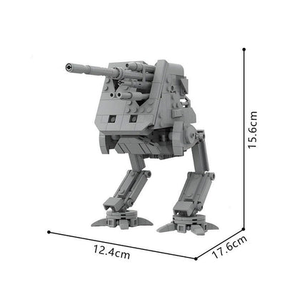 Bipedal Defense Turret Walker Mech MOC Building Kit | Robot Model - 5