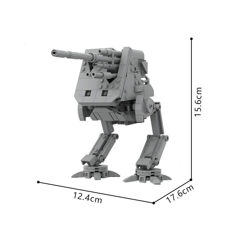 Bipedal Defense Turret Walker Sci-Fi Military Mech MOC Building Kit | LEGO-Compatible MOC - 5