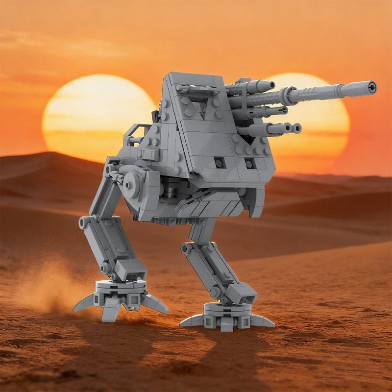 Bipedal Defense Turret Walker Sci-Fi Military Mech MOC Building Kit | LEGO-Compatible MOC - 6