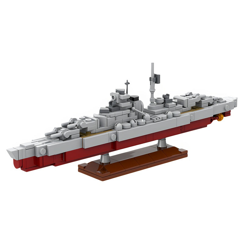 Bismarck Battleship 1:1000 Scale MOC Building Kit - 1