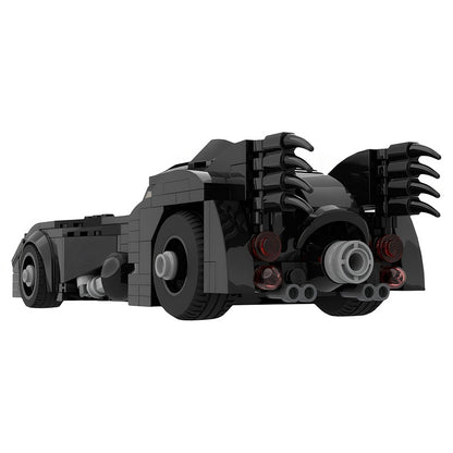 Black 8-Stud Wide Turbine-Nose Gothic Supercar MOC Building Kit - 3