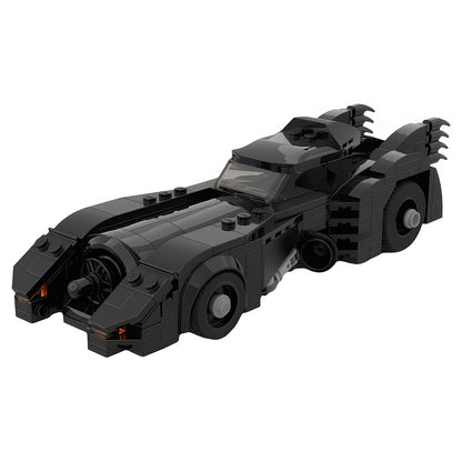 Black 8-Stud Wide Turbine-Nose Gothic Supercar MOC Building Kit - 4