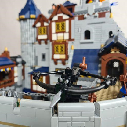 Black Falcon Royal Castle MOC Building Kit | Medieval Fortress Architecture - 3