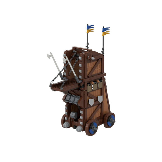 Black falcon Siege Tower Building Kit | MOC-191624 - 1