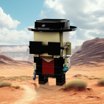 Black Hat Chemist Cube Character MOC Building Kit - 2
