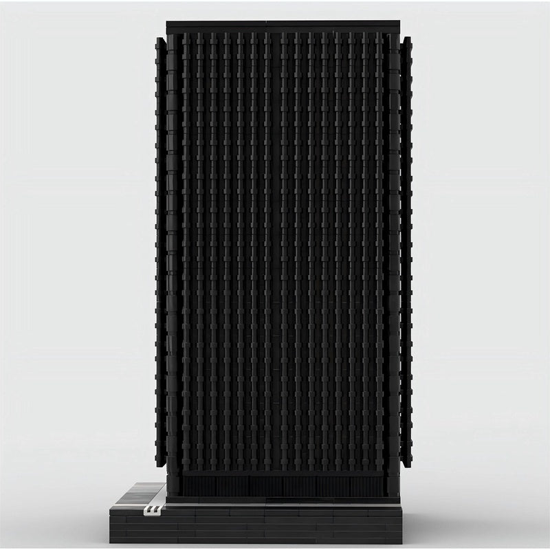 Black Rock Skyscraper MOC Building kit NYC Landmark Model - 4