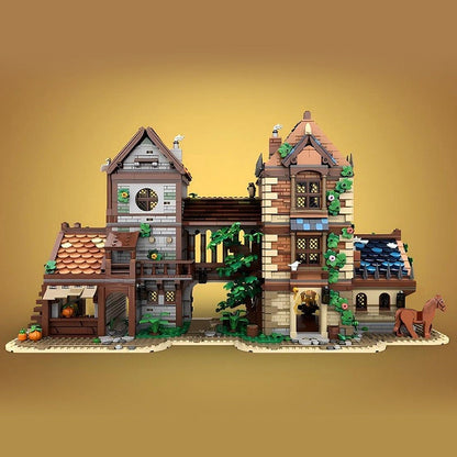 Blacksmith Shop MOC Building Kit | Medieval Forge Workshop - 2