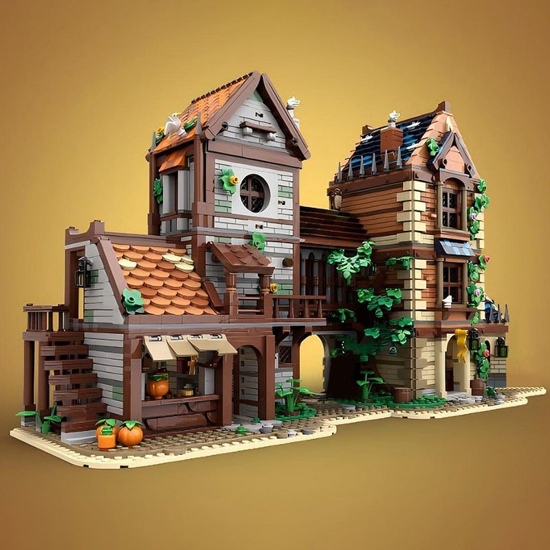Blacksmith Shop MOC Building Kit | Medieval Forge Workshop - 3