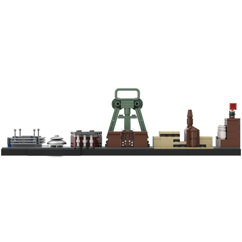 Bochum Ruhrgebiet Skyline MOC Architecture Building Kit - 2